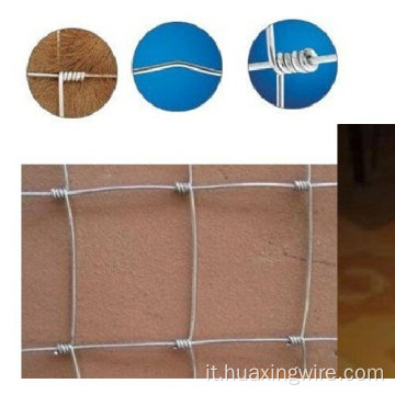 Recinzione di cervo in acciaio zincato alto 2 m